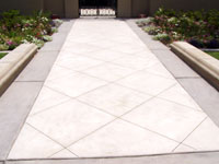 Photo of stamped concrete