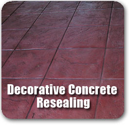 Decorative Concrete Resealing photo